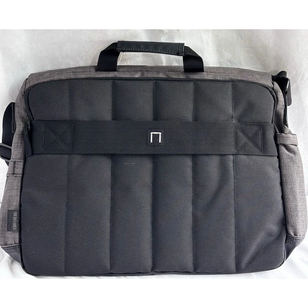 Universal Orlando Resort Merchandise Gray Heathered Grey Laptop Messenger Bag